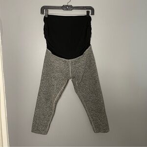 Beyond the Bump Maternity Space Dye Capri Crop Legging